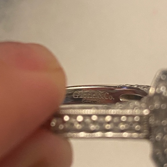 Gabriel & Co. Asscher Cut 14K White Gold Ring - Picture 11 of 13